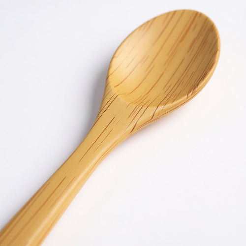 Bamboo Wooden Spoon Set – Splinter-Resistant, 12-inch, Natural