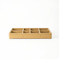 Bamboo Cutlery Organizer – 18-Inch Expandable, Non-Slip Base, Fits Standard Drawers