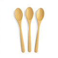 Bamboo Wooden Spoon Set – Splinter-Resistant, 12-inch, Natural